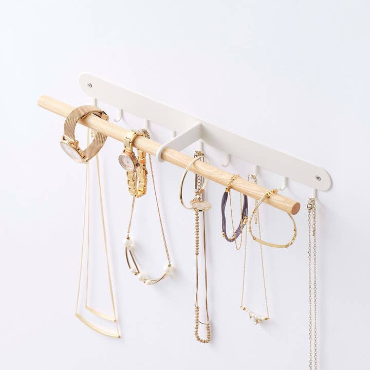 Yamazaki Home - Wholesale Wall Hook - Tosca Wall-Mounted Hooks - Steel + Wood
