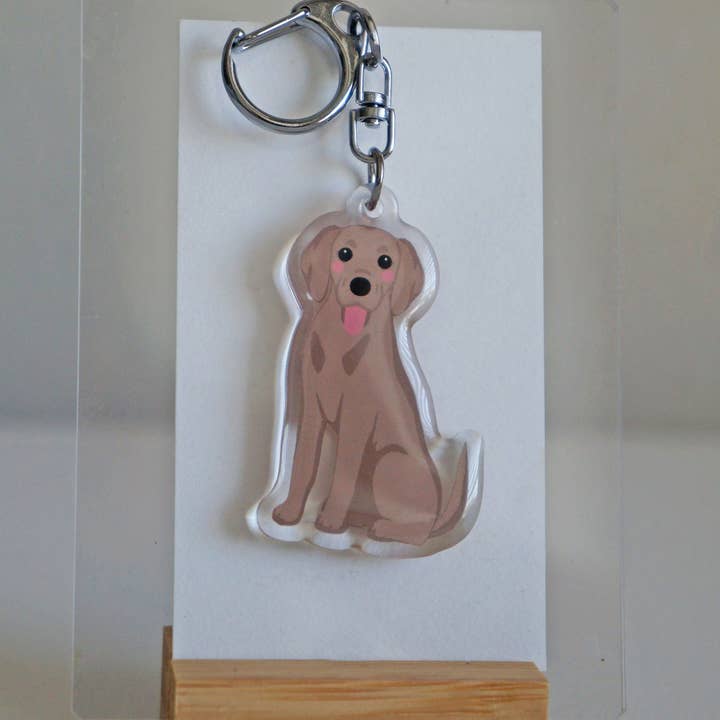 kiwi & WILLOW - Wholesale Keychain - Unisex - Weimaraner Epoxy Keychain2
