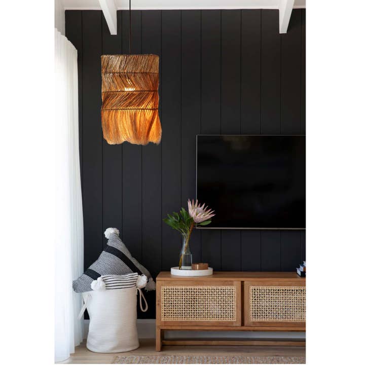 Casa Moro - Wholesale Chandelier/Hanging Light - Boho Chic Palu Abaca Rattan Straw Lamp1