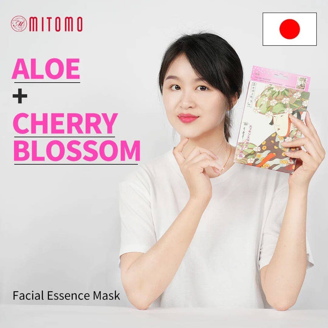 Dessigns – wholesale Skincare face mask – MITOMO - Antioxidant Mask Aloe Vera and Cherry Blossom2
