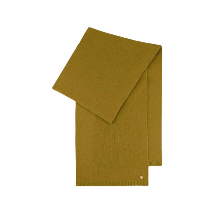 ÉCHARPE CACHEMIRE-MÉRINOS VERT MOUSSE 2204-02-12 pour la vente par BICKLEY + MITCHELL AMSTERDAM