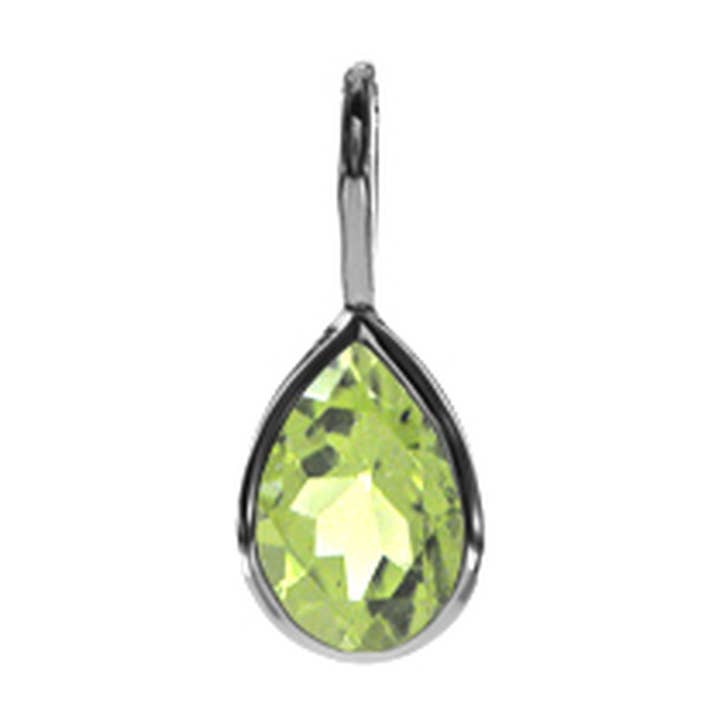 Samira teardrop peridot pendant for wholesale by Kali Ma Designs - Sterling Silver Jewellery