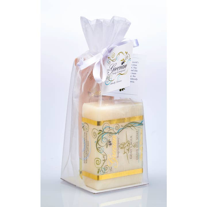 The Grecian Soap Company - Wholesale Bath & Body Set - Goat Milk Relaxation Organic Soap and Lotion Gift Set