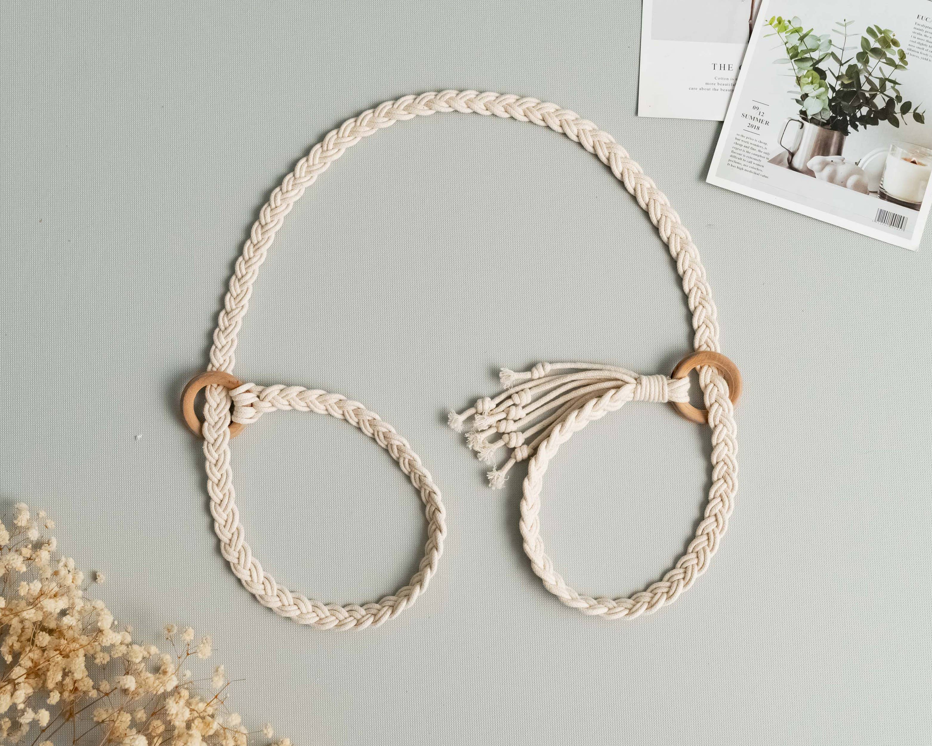 BeanDaikon - Venta al por mayor Correas/bandas de yoga - Correa para esterilla de yoga Macramé I8312