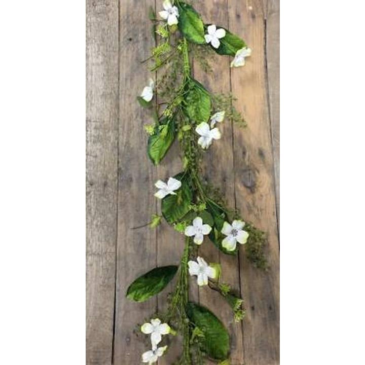 DNS Designs - Wholesale Bunting/Garland - White Dogwood Blossom Garland
