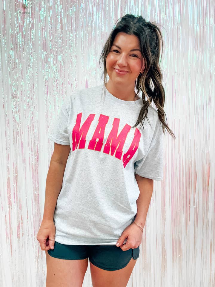Distressed Mama Tee for wholesale by Hart and Hollow