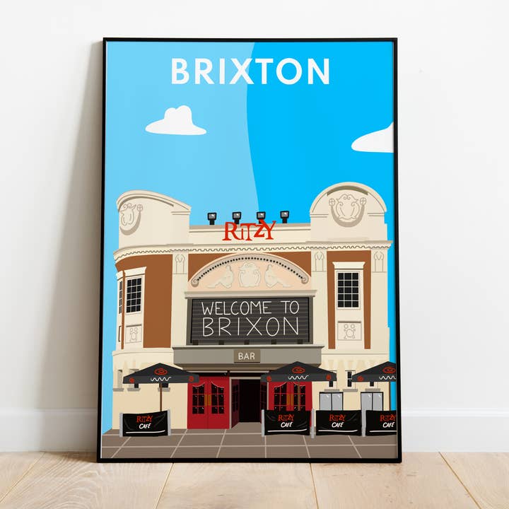 JezzzDesigns - Wholesale Art Print - Ritzy, Brixton - Art Print