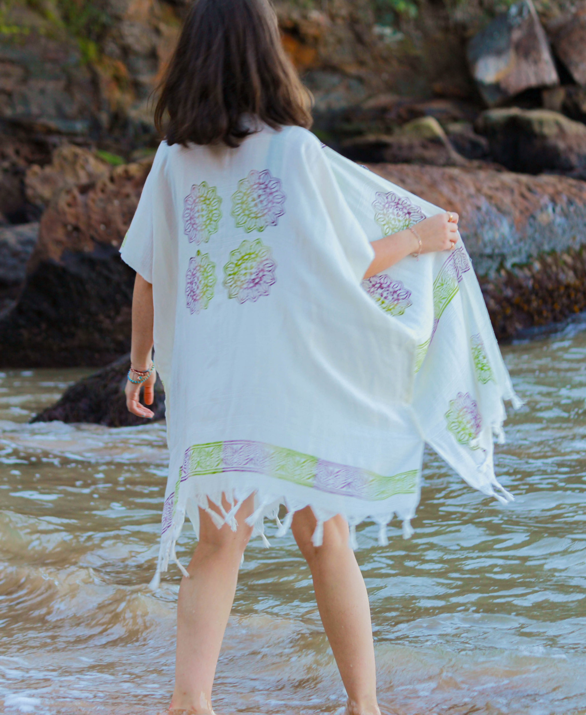 Anakiz Organic – Kimono - Mulher por atacado – Cardigan de quimono de algodão boêmio10