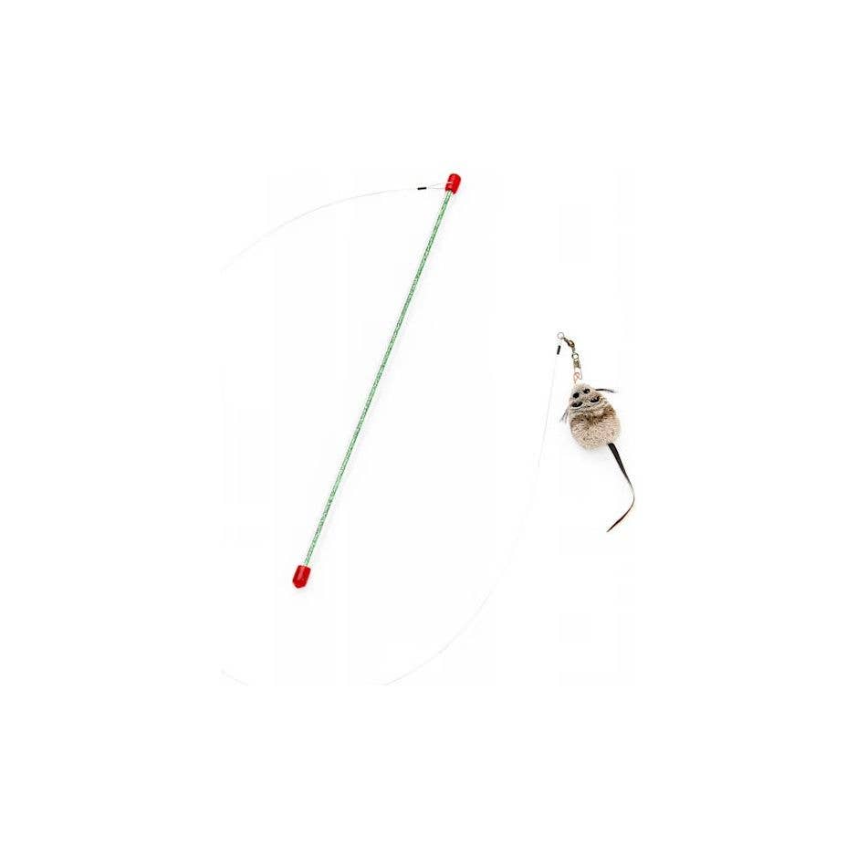 Elite Pet Distributors - Wholesale Pet Toy - Cat - Go Cat Cat Catcher Teaser Wand with Mouse Cat Toy5