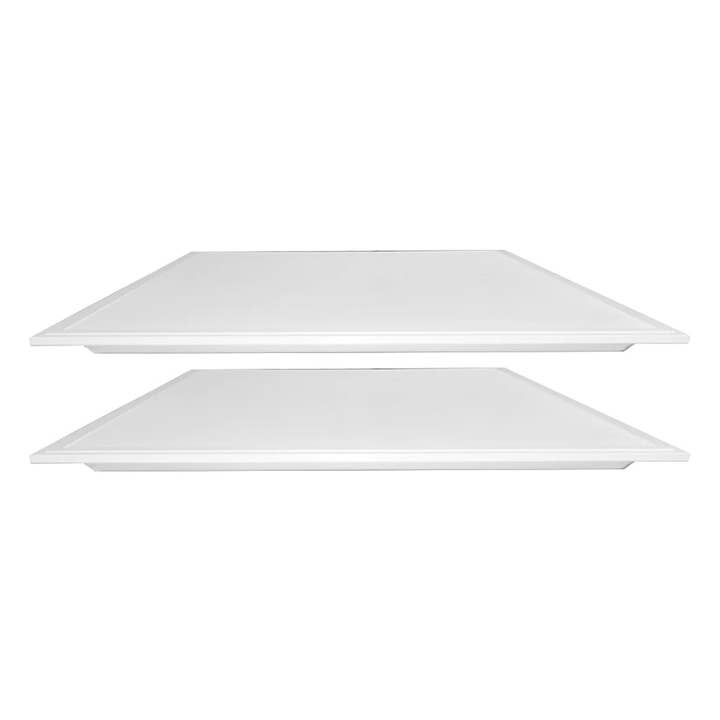 Förpackning med 2 LED-paneltaklampor 6000k, 120x60 för vardagsrum, sovrum, kök, balkonghall, 2 års garanti för wholesale av ENER-J