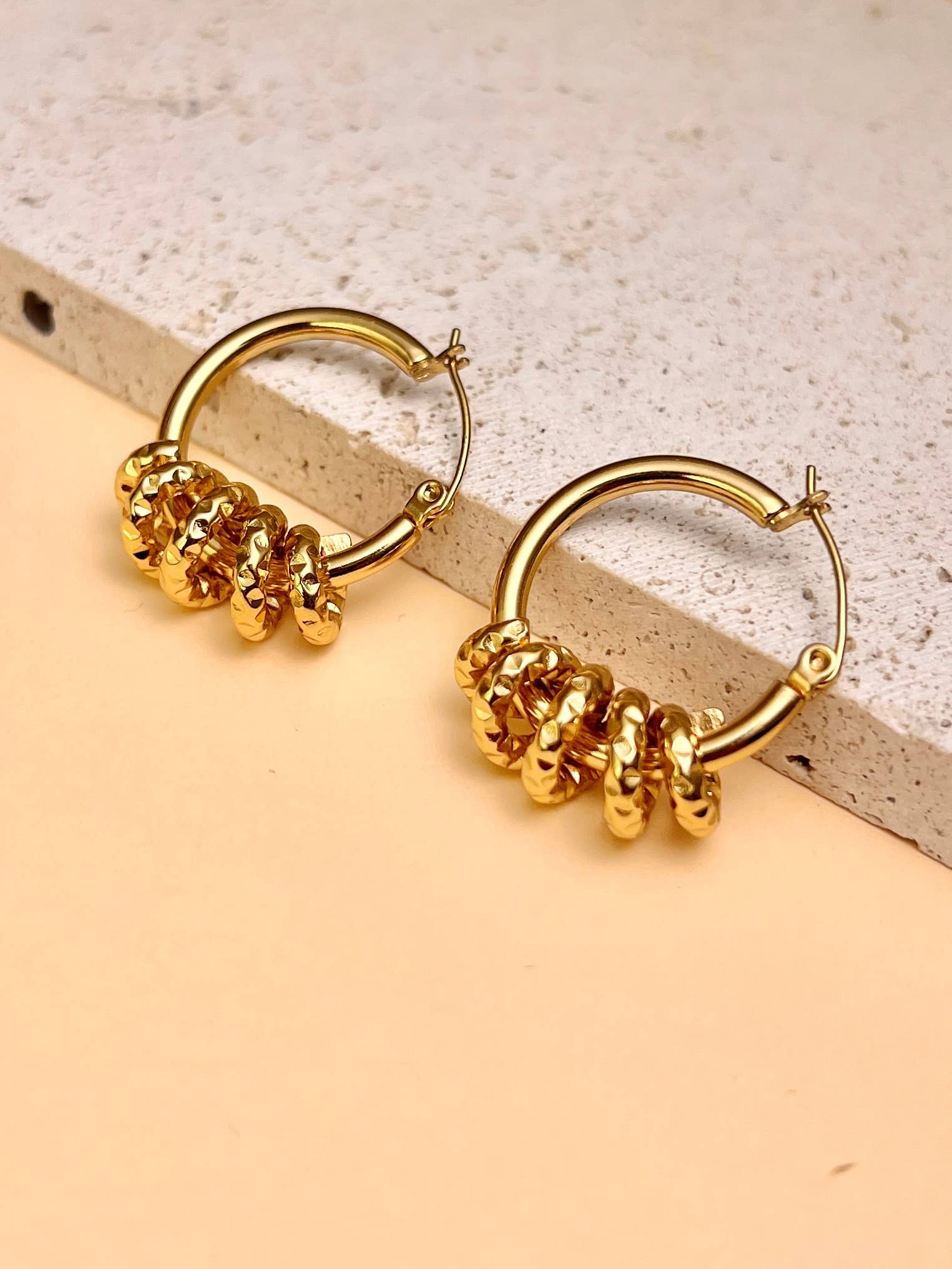 COSMOS - Wholesale Hoop Earrings - Stainless Steel Hoop Earring