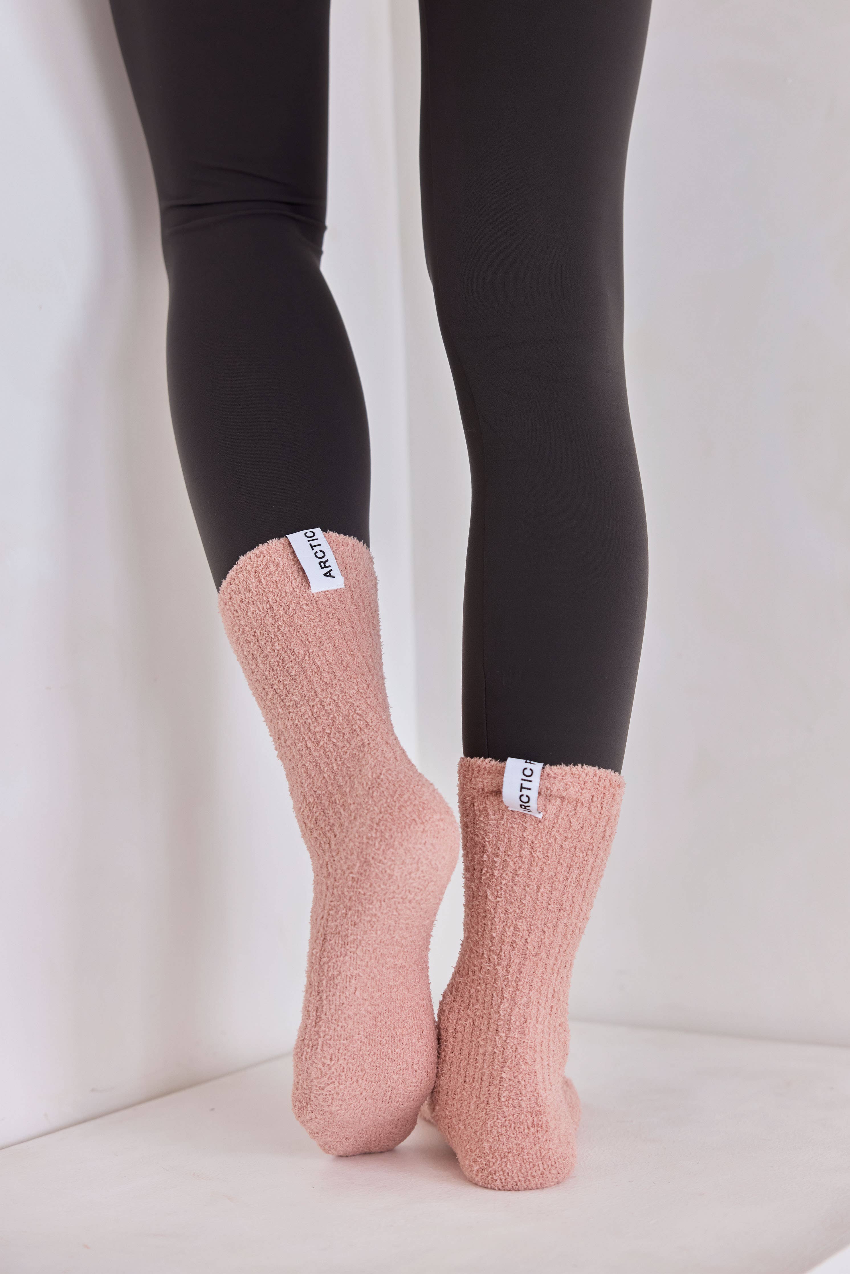 ARCTIC FOX & CO. - Wholesale Socks - Women's - Cosy Socks - 100% Recycled - Muted Pink - AW254