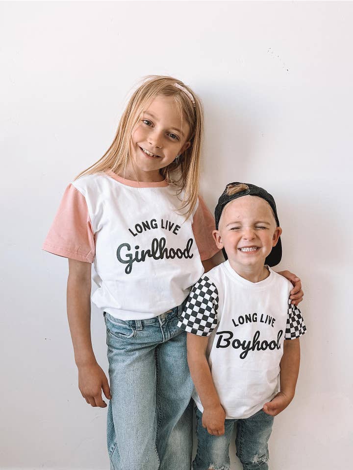 Holland Ave Clothing - Wholesale Screen Printed T-Shirt - Kids - Long Live Girlhood | Infant Toddler Youth Girls Shirt