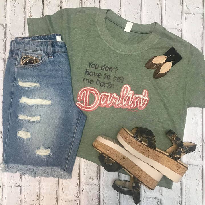Ranch Swag - Wholesale T-Shirt (Graphic) - Unisex - You Don't Have To Call Me Darlin'