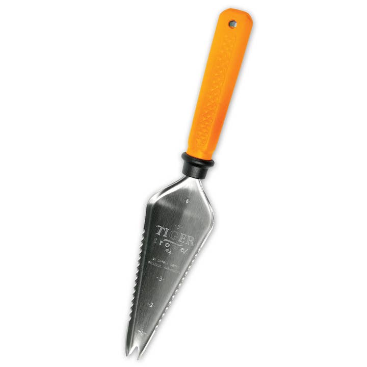 Orange Handle Tiger Trowel™ - Comfort Grip - USA for wholesale on Faire3