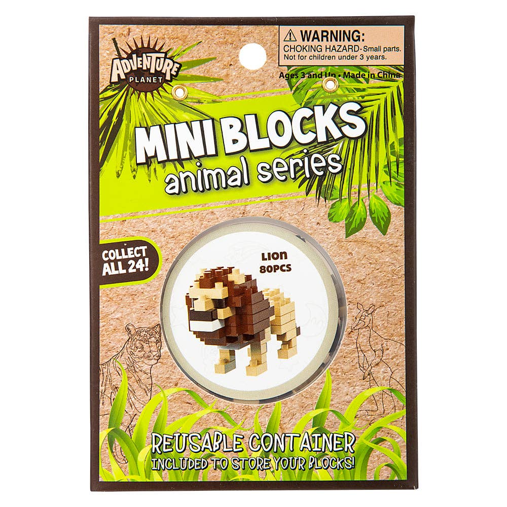 La Luna Bella - Toys - Wholesale Blocks - Kids Baby - MINI BLOCKS LION LLB Blocks -kids Baby1
