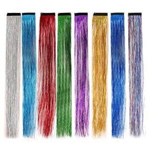 Feather Hair Extension Purple Clip on Feather Hair Extension