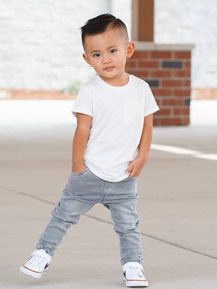 Little Bipsy - Wholesale Jeans - Kids - Grey Wash Denim6