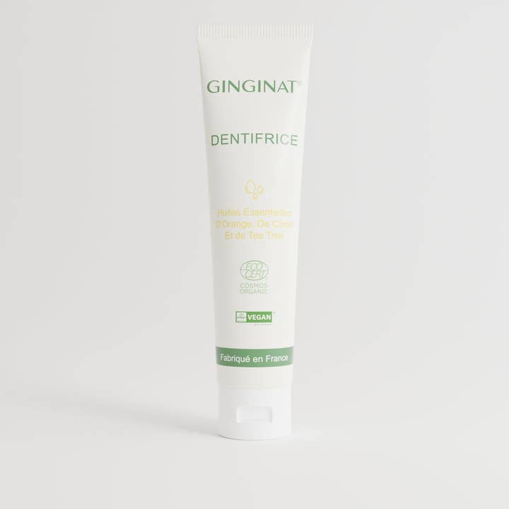Certified organic and vegan toothpaste for wholesale by Ginginat