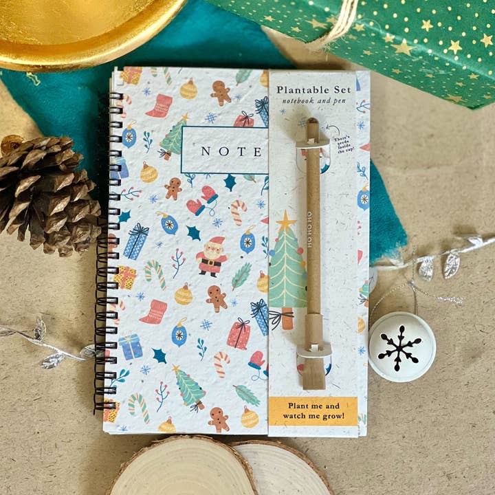 Little Green Gifts – wholesale Notebook – A5 Notebook & Pen Set - Choice Of Designs (TU-6)6