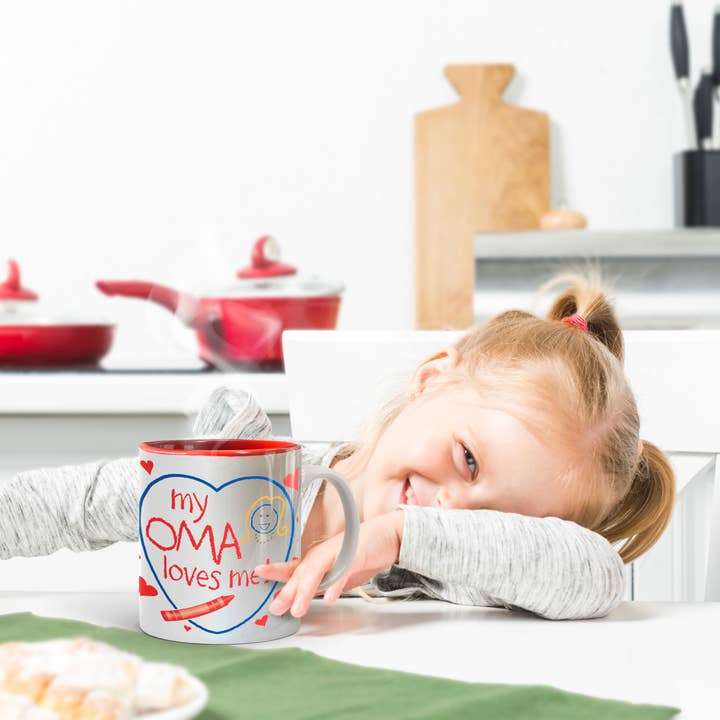 European Heritage Gifts - Wholesale Coffee Mug - Gift For Oma'S Grandchildren Mug "My Oma Loves Me"