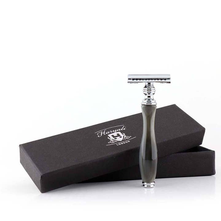 Haryali' Safety Razor - Black Green Color for wholesale by Haryali London