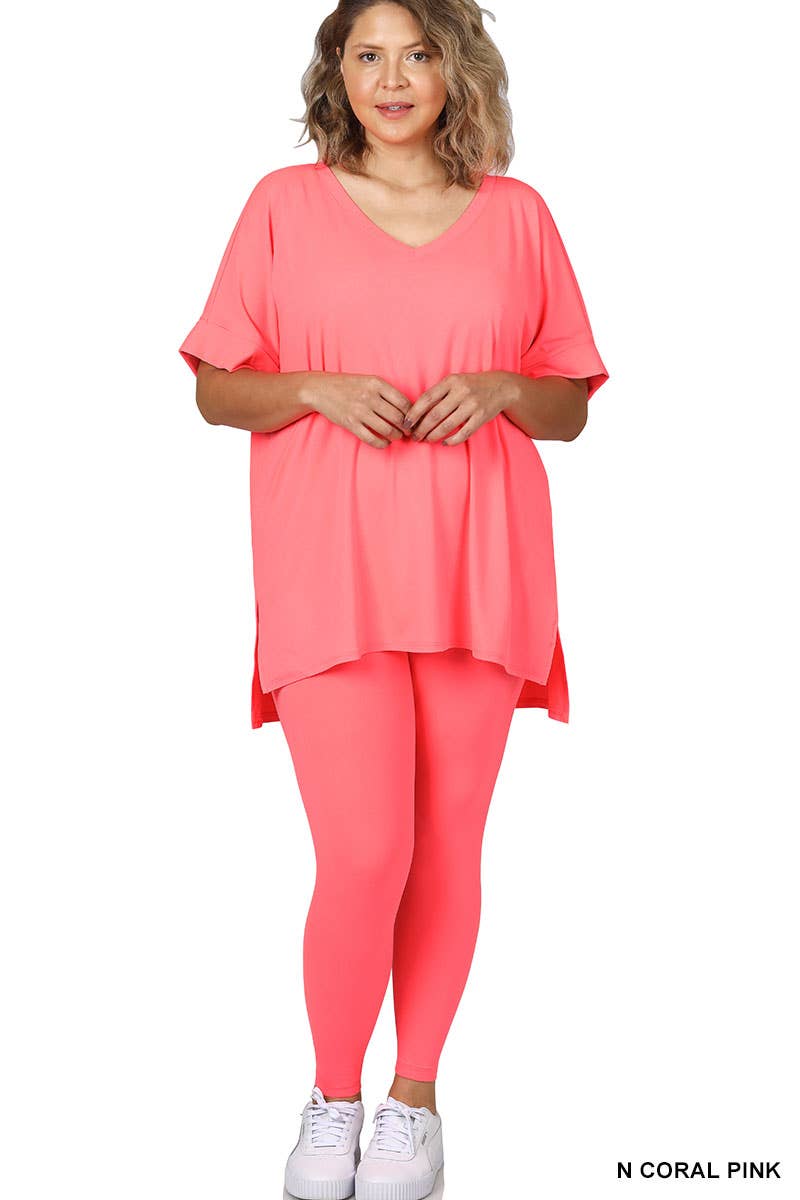 42POPS - Wholesale Lounge Set - Women's - `.Plus Microfiber Lounge Wear 2 Pc Set83