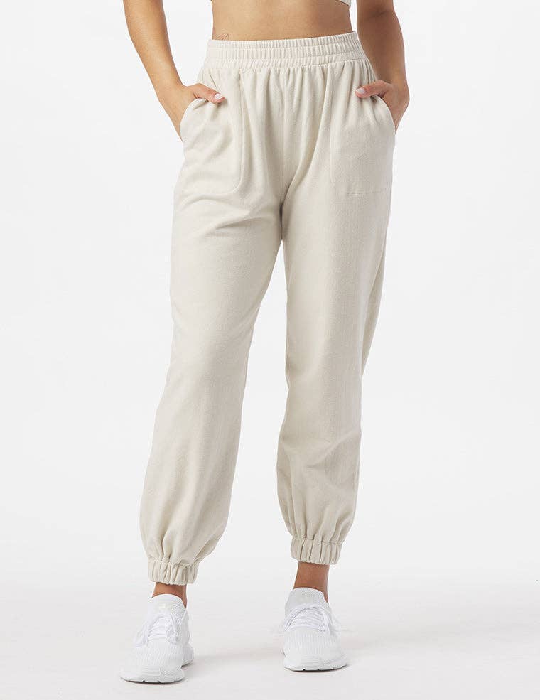 Vintage Oversized Jogger: Oatmilk for wholesale on Faire3