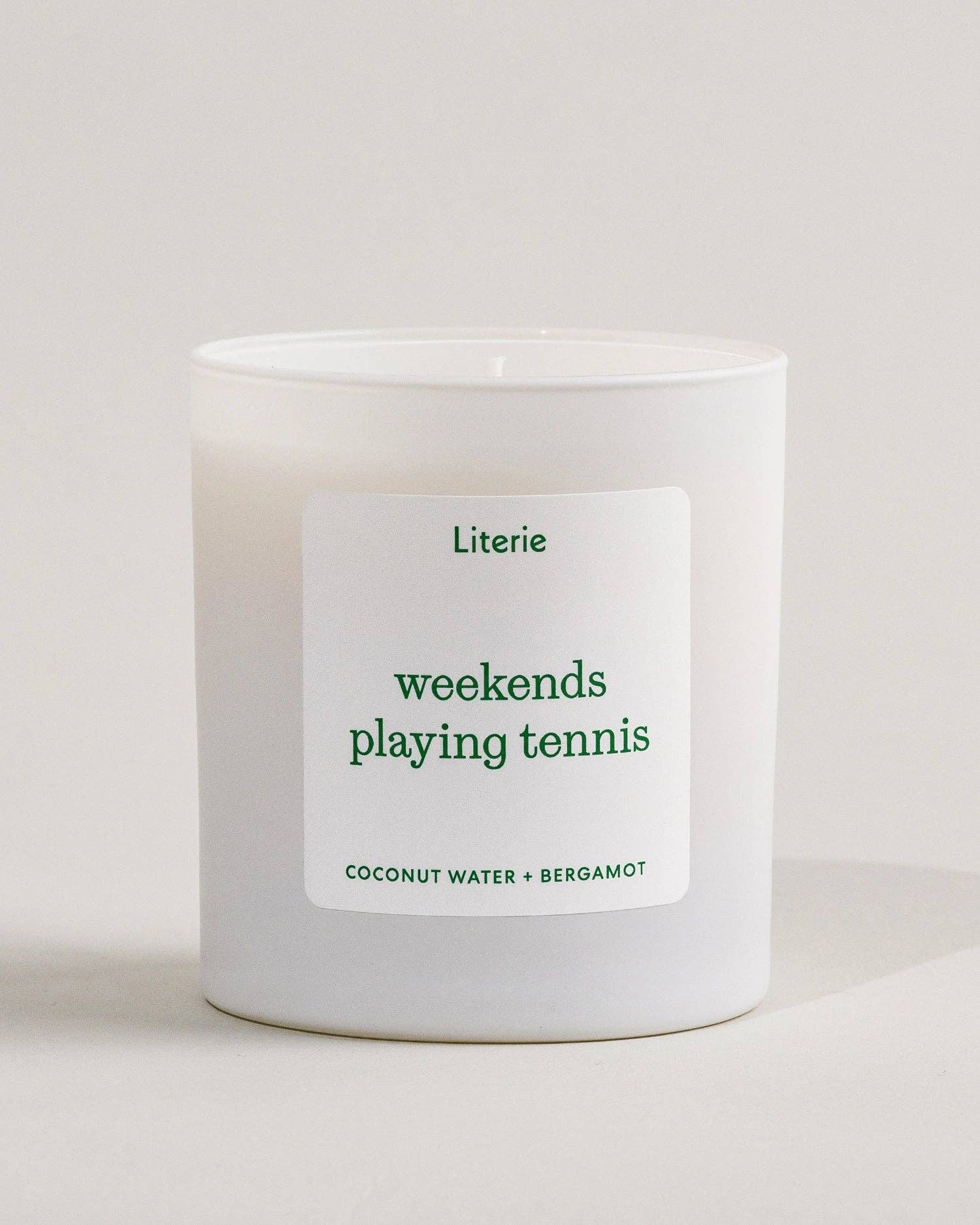 Literie - Wholesale Jar/Filled Candle - Weekends Playing Tennis2