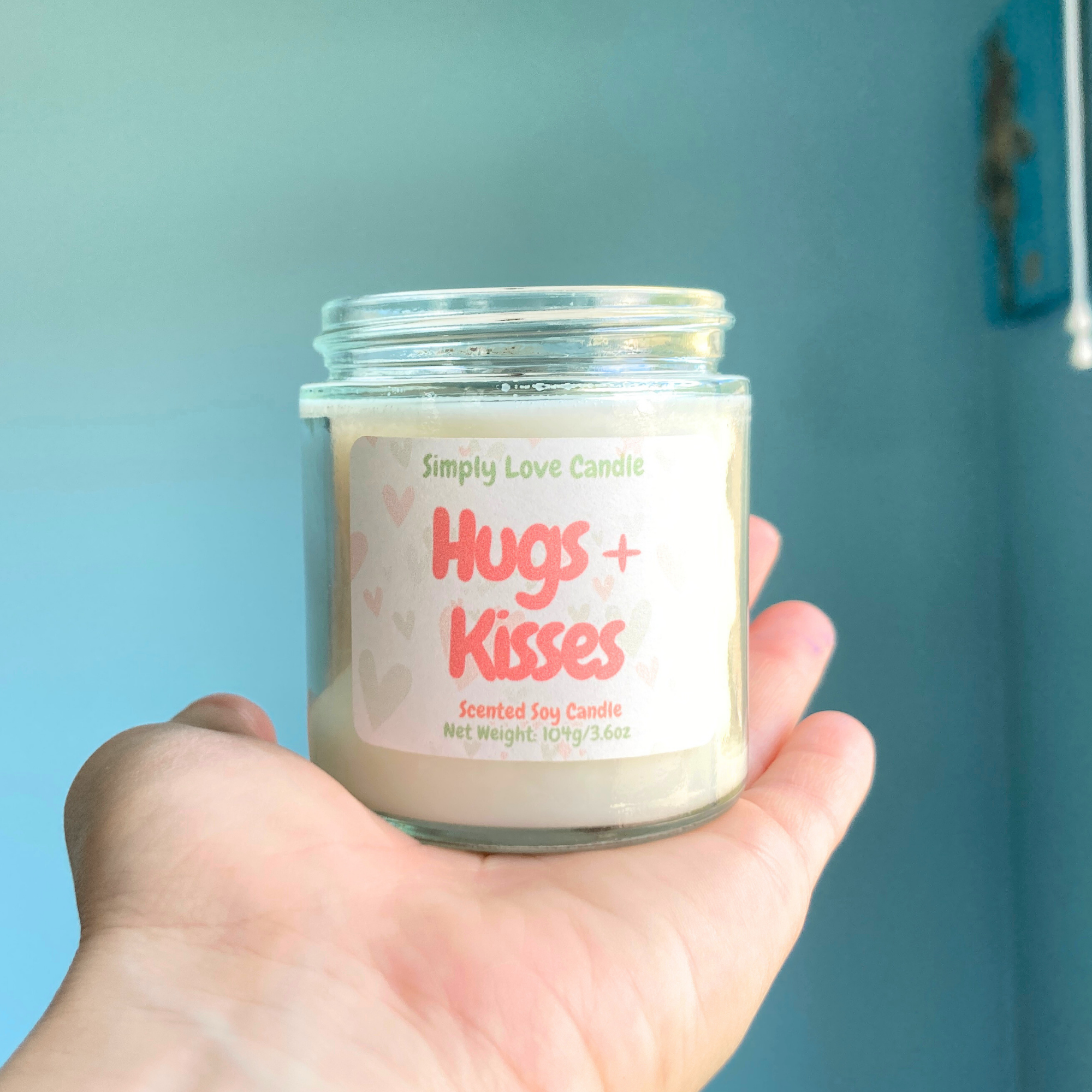 Simply Love Candle - Wholesale Jar/Filled Candle - Rose Water + Ivy Candle | 3.6 oz Soy Candle with Lid1