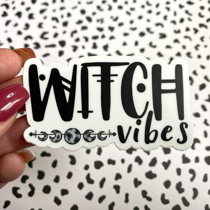 Witch Vibes Vinyl Sticker for wholesale by Michaela Shailene LLC
