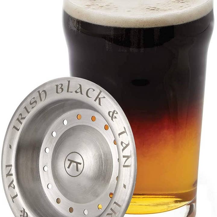 Fox Run Brands - Wholesale Bar Tool - Outset Irish Black and Tan Beer Layering Tool, 3.75"1