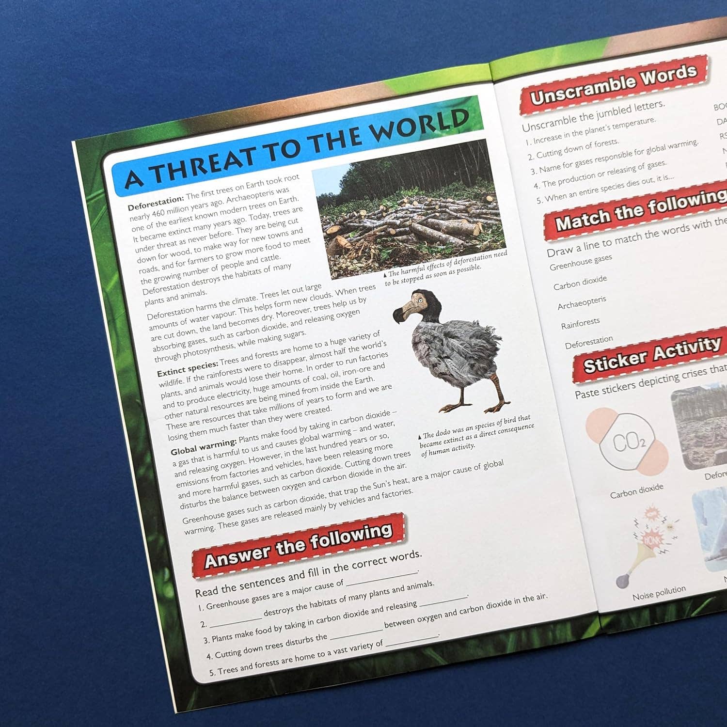 Robert Frederick Ltd - Wholesale Sticker - Kids & Baby - Saving Planet Earth Sticker Book - Find, Stick and Learn2