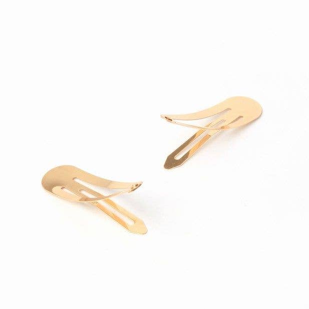 Inca UK – wholesale Hair clip – Women’s – Card of 6 Pale Gold Colour Sleepies. 5cm3