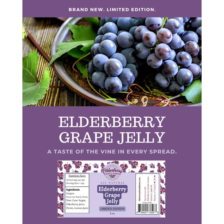 Elderberry Family Farms - Wholesale Jam/jelly - Elderberry Grape Jelly4