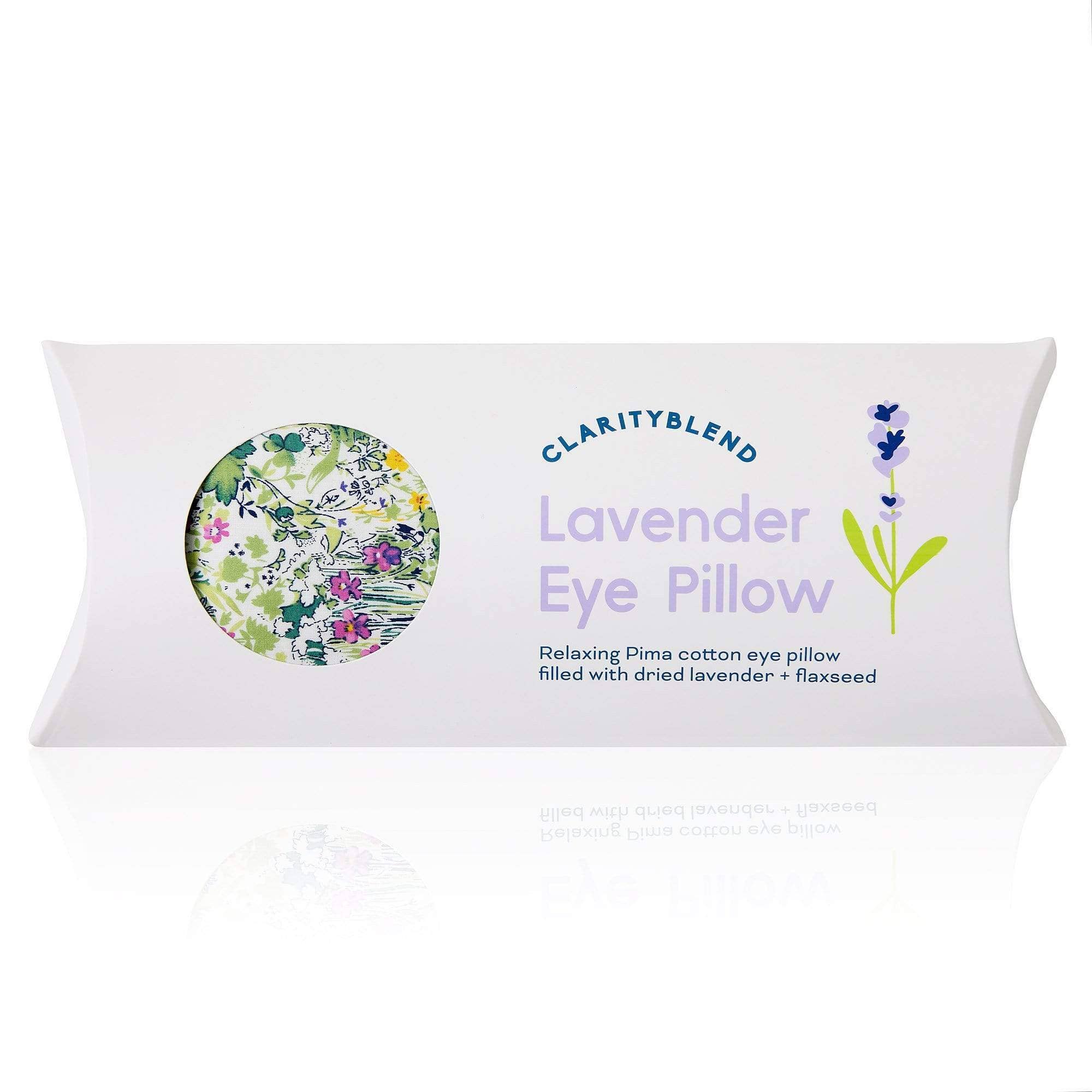 Clarity Blend Aromatherapy – wholesale Spa/therapy pillow – Relaxation Lavender Eye Pillow Green Garden Pattern1