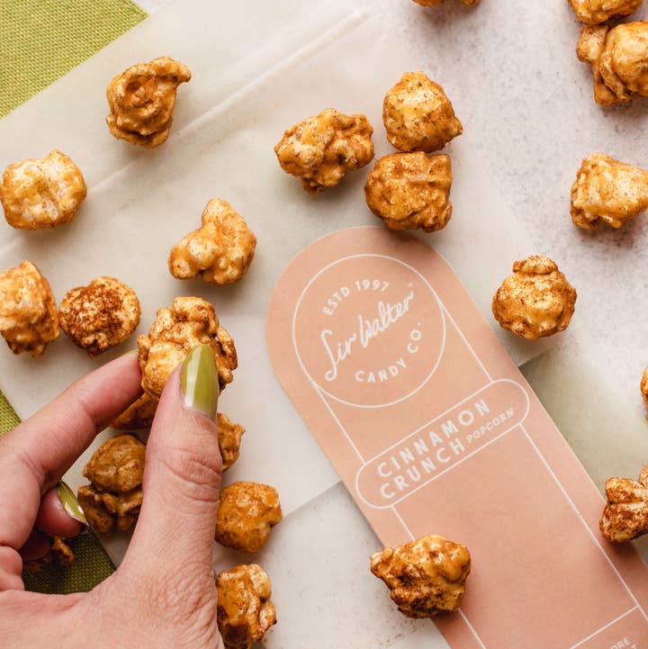 Sir Walter Candy Co. - Wholesale Popcorn - Artisanal Cinnamon Crunch Popcorn - Sweetly Spiced8
