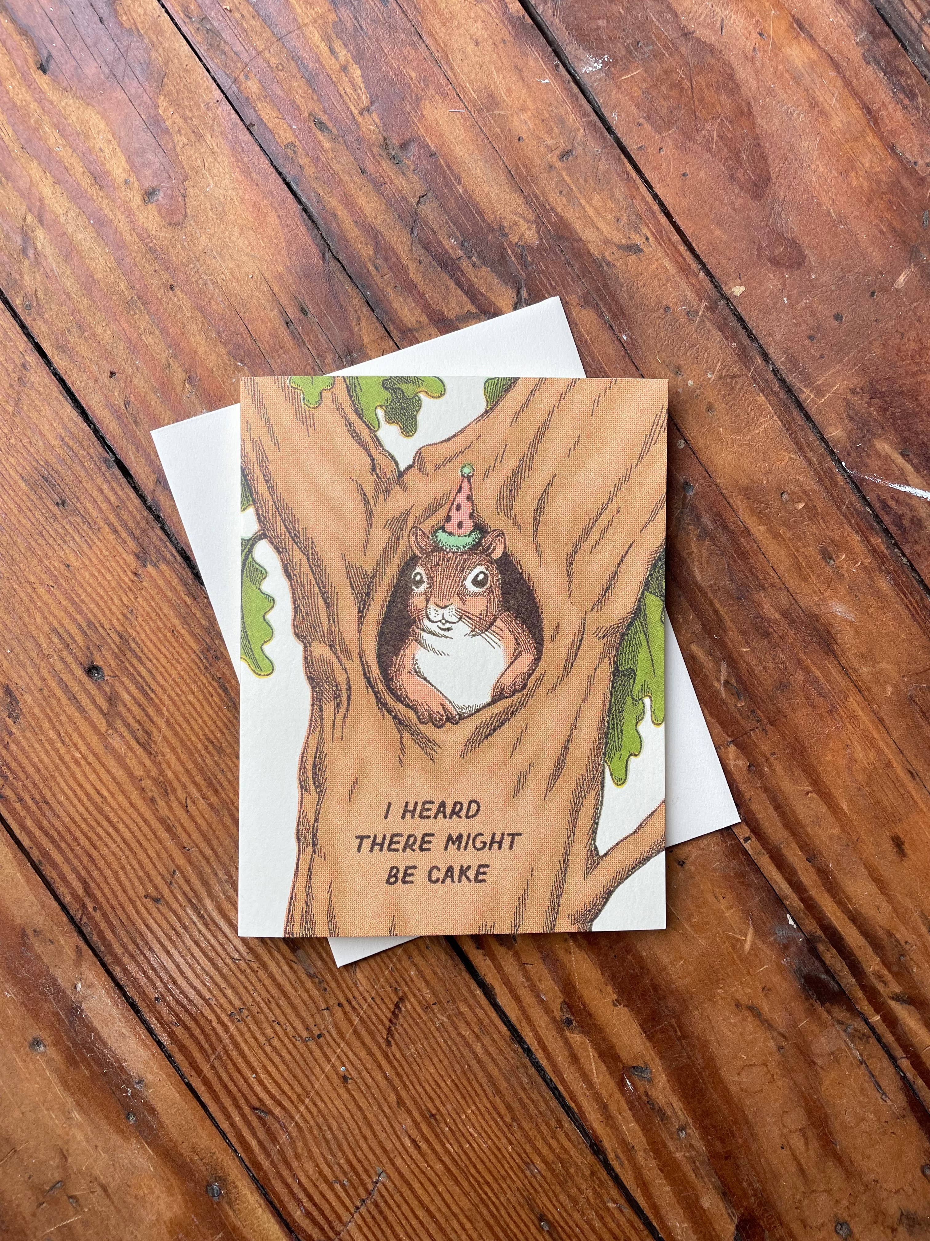 Wallflower Paper & Party - Wholesale Birthday Card - Squirrel Birthday Card 1