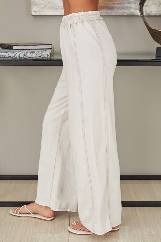 VENTI6 - Venta al por mayor Pantalones - Mujer - PANTALONES DE CHÁNDAL DE PIERNA ANCHA LAVADO MINERAL (82016)5