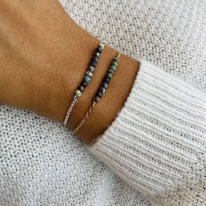 Afrikansk Turkis Armbånd for engroshandel hos MyMagicStones