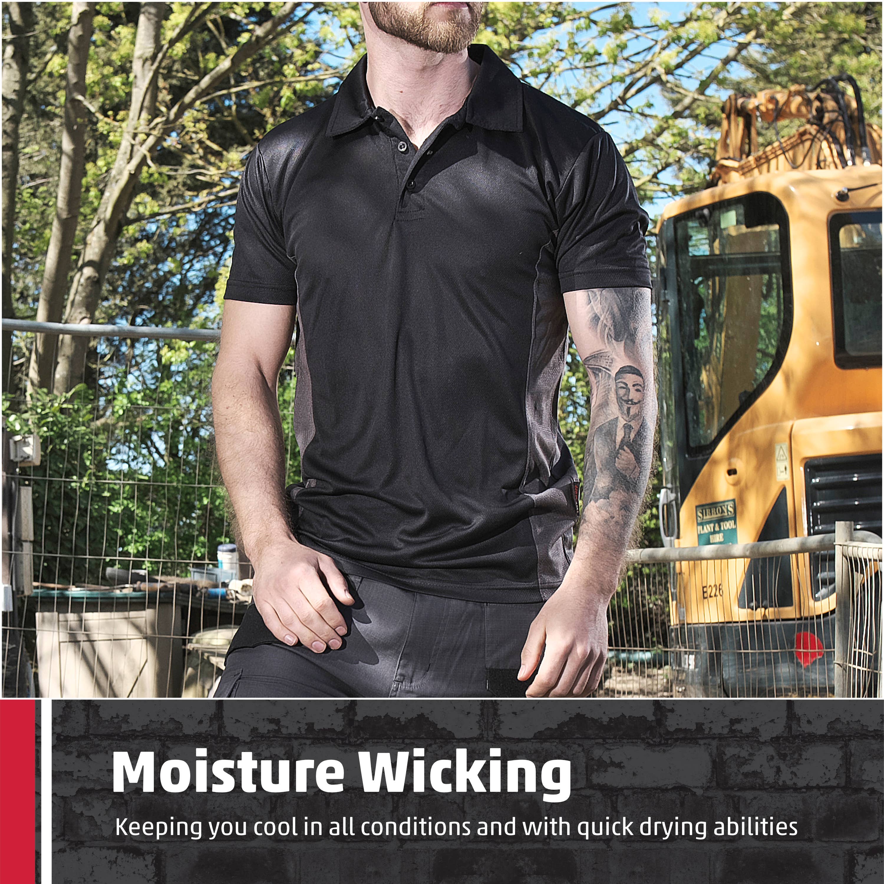 TuffStuff Workwear - Vente Polo – homme - Polo de travail Pro TuffStuff, col renforcé, tissu 240 g/m²6