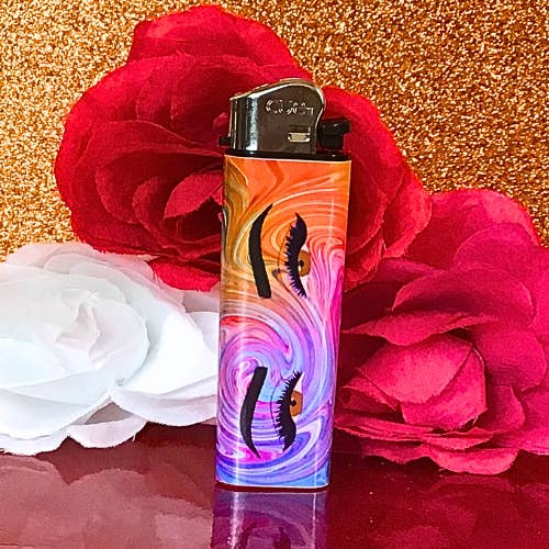 Vivrant Vixen - Wholesale Lighter - Red Eyes Handmade Art Lighter 1
