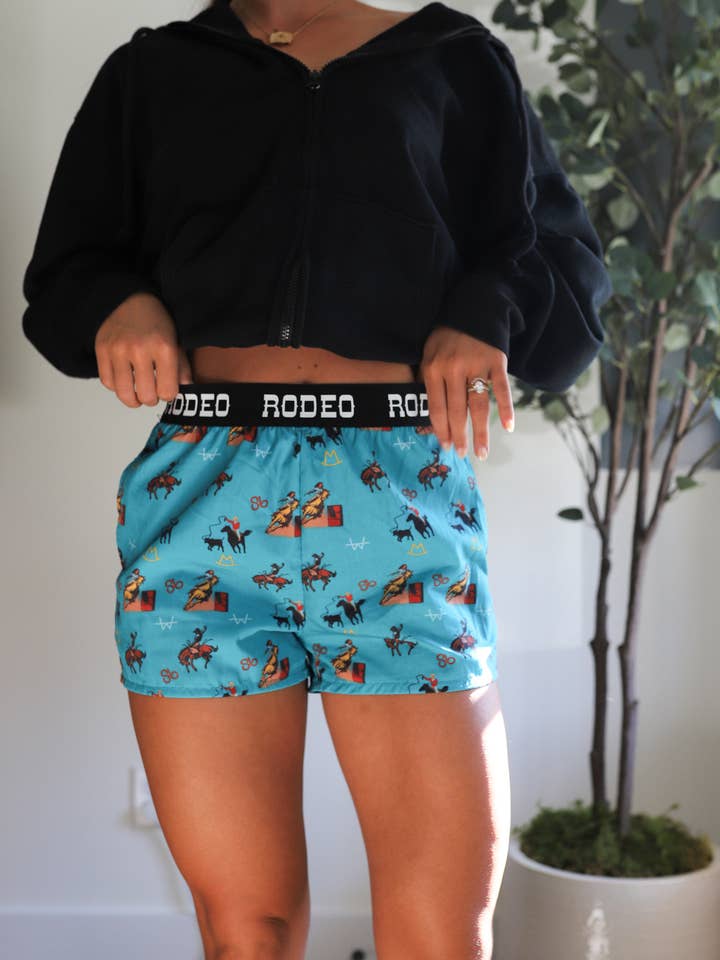 The Front Porch Label - Wholesale Lounge Shorts - Women's - Rodeo Boxers