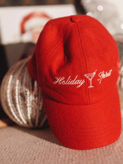 Holiday Spirit Baseball Hat for wholesale by Southern Wives Club