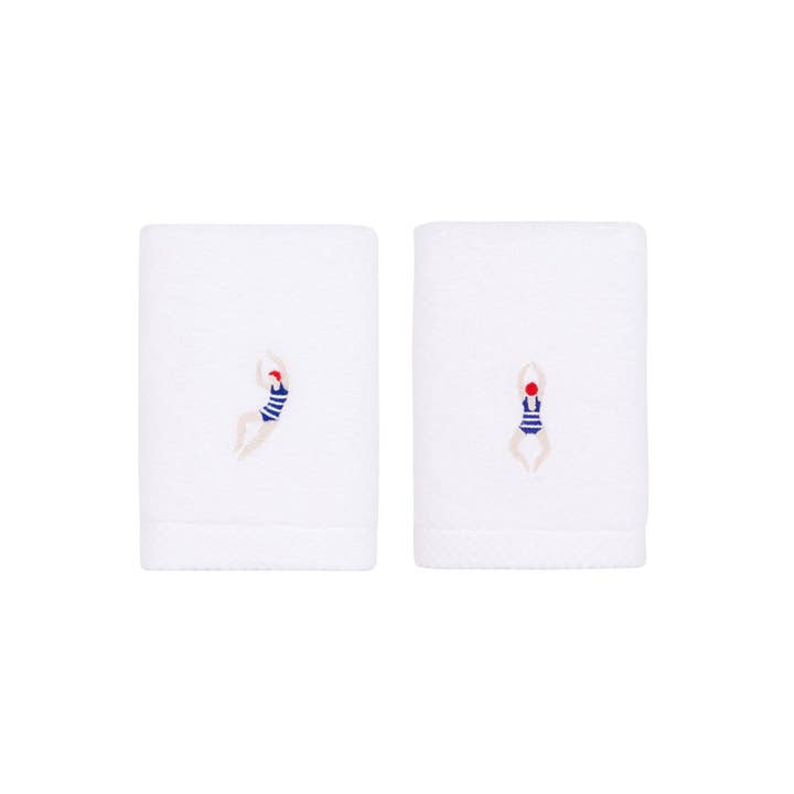 Torres Novas - Wholesale Hand Towel - Swimmers Retro embroidery (pack of 2)7