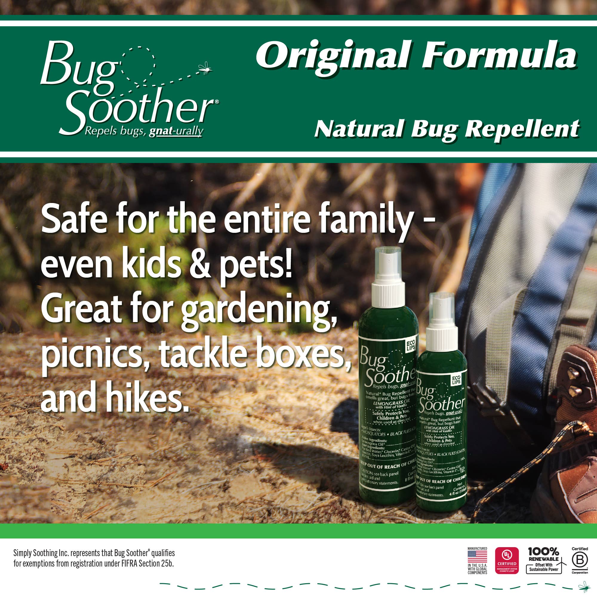 Eco Lips & Bug Soother - Wholesale Insect Repellent - Bug Soother Counter Display3