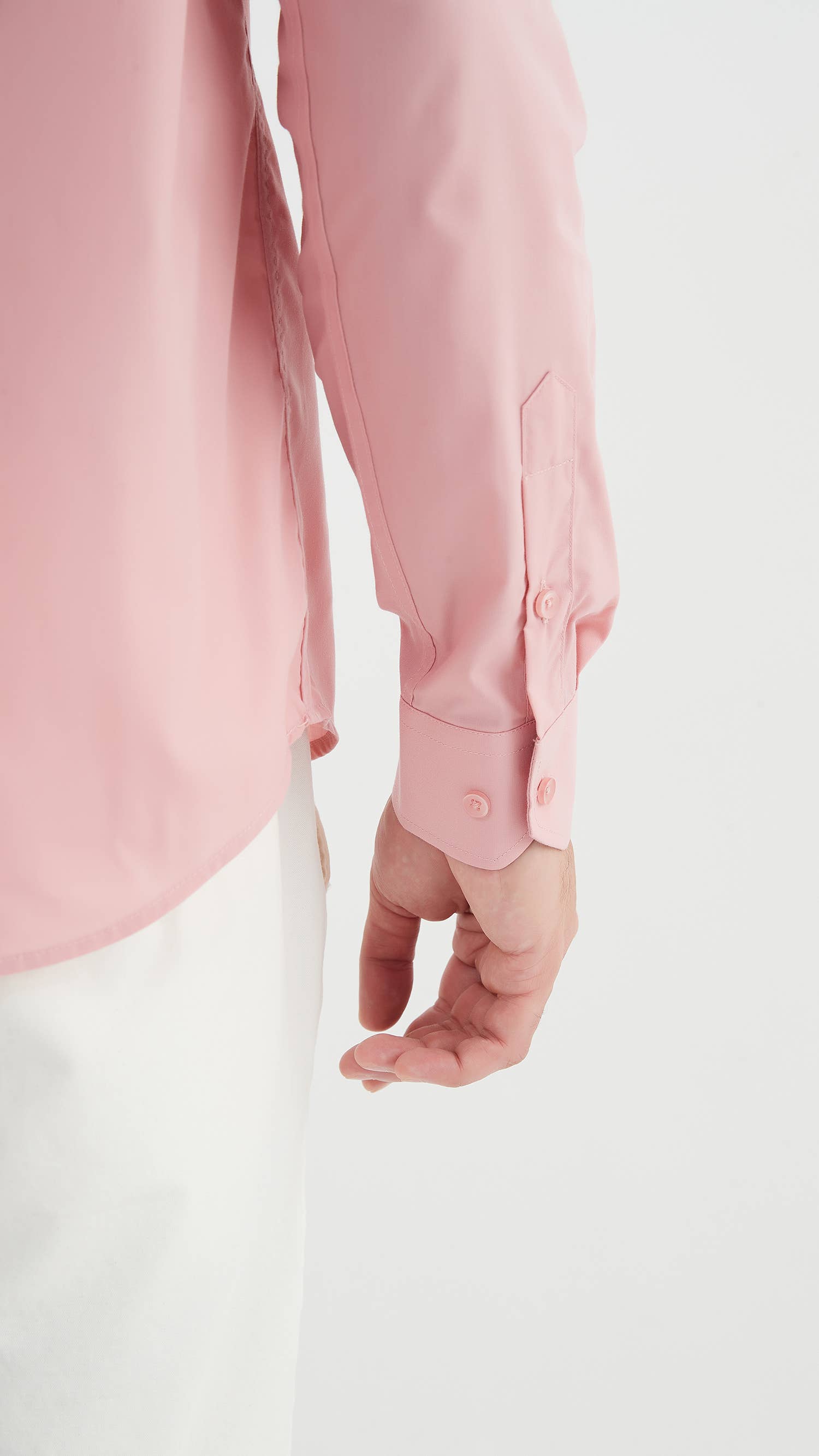 Yves Enzo - Wholesale Button Down Shirt - Men's - Old pink shirt in comfort fit1