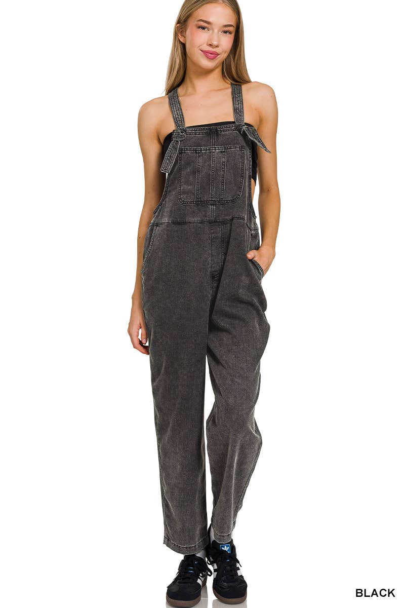 42POPS – Großhandel Overall – Damen – .Gewaschene Double-Gauze-Overalls mit weitem Bein11