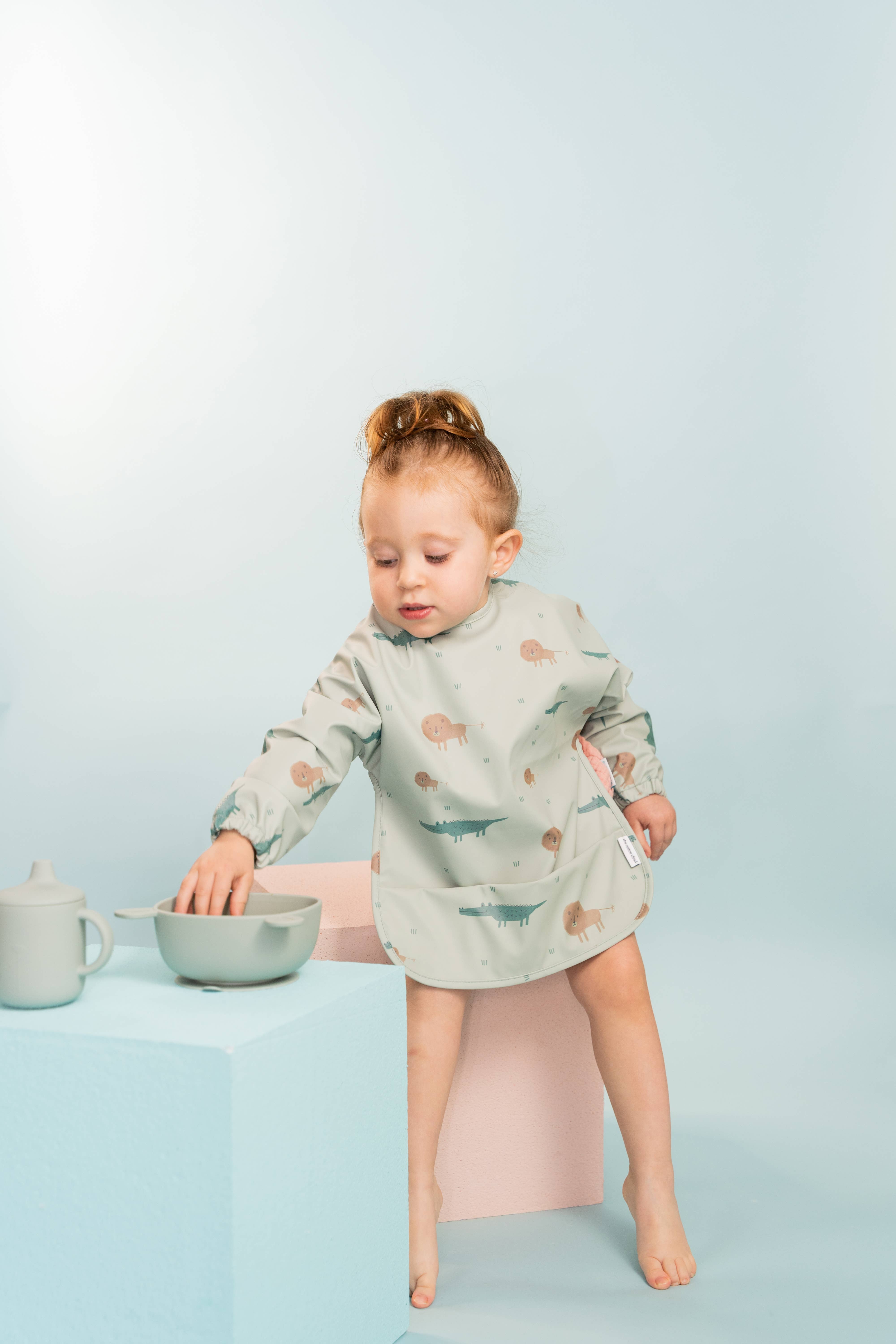 the cotton cloud - Wholesale Bib - Baby - Long Sleeve Baby Bib Meowtiful Cats4