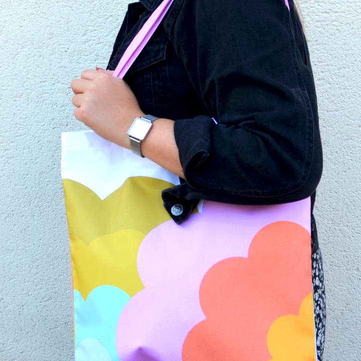 Elizabeth Olwen - Flat Tote - Happy Skies for wholesale by Parkwood Springs